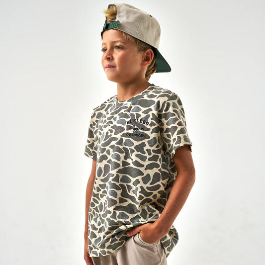 Burlebo Classic Deer Camo Tee Youth