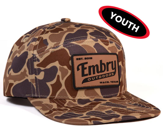 Embry Youth Duck Camo 6 Panel Hat