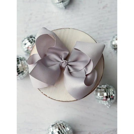 Silver 5.5 Hairbow