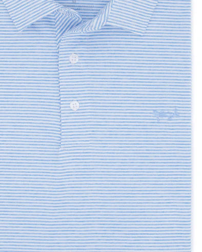 Coastal Cotton Azul Blue Polo