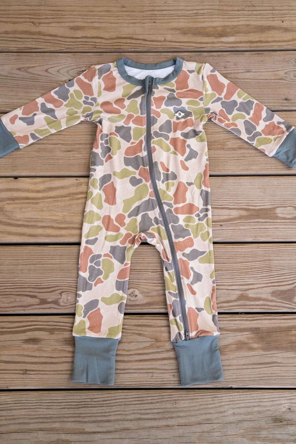 Burlebo Driftwood Onesie Zip Up