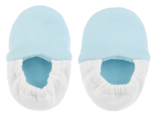 Baby Light Blue Funny feet Slippers