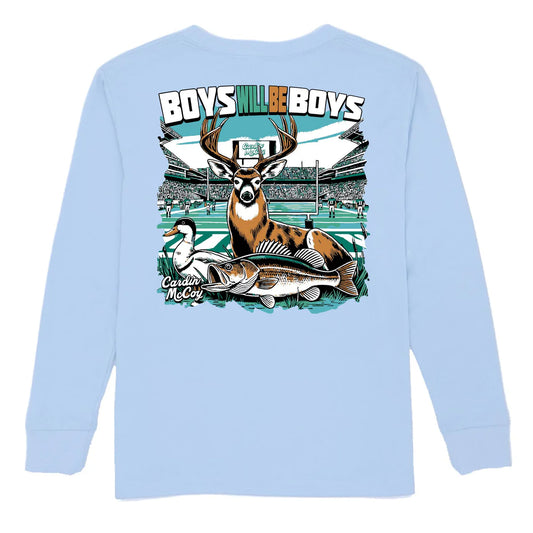 Cardin McCoy Boys Will Be Boys LS Tee