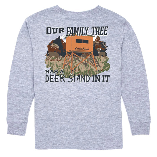 Cardin McCoy Family Tree Deer Stand LS Tee