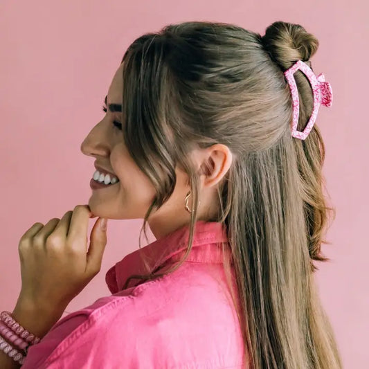 Teletie Wrapped In Ribbons Medium Hair Clip