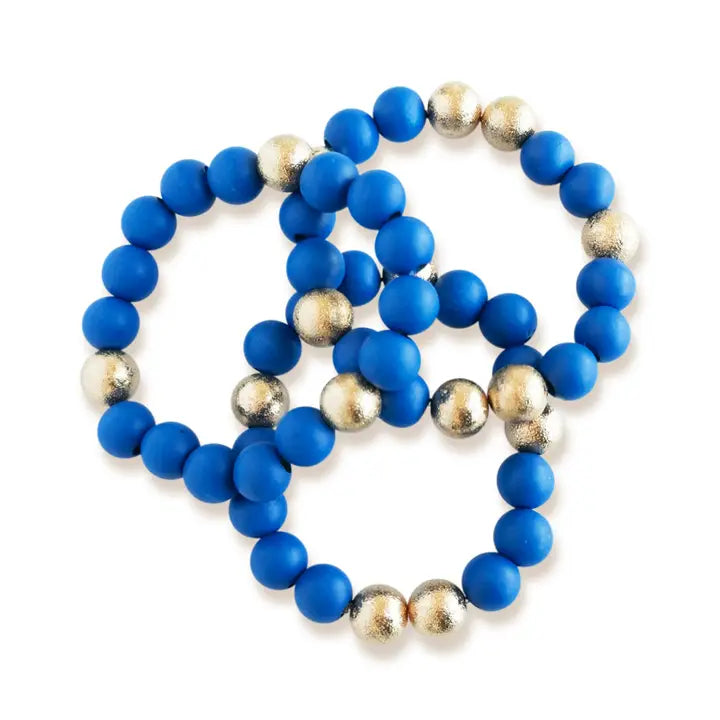 Royal Blue Nora Stack Bracelets