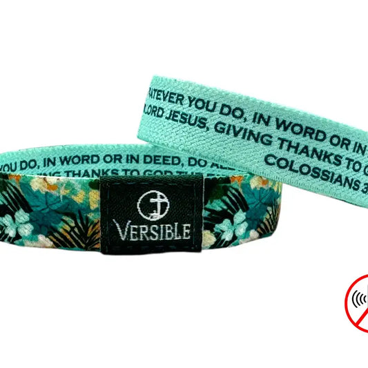 Versible Wristbands Honolulu Colossians 3:17