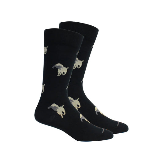 Brown Dog Church Socks in Navy