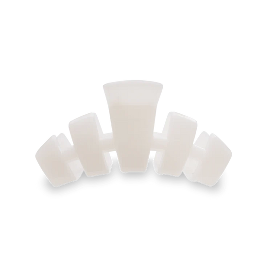 Teletie Classic Coconut White Medium Claw Hair Clip