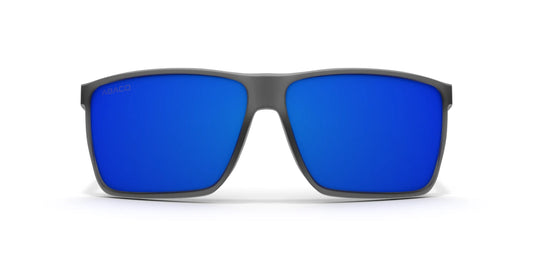 Abaco Sunglasses Crash Boat Matte Grey/Deep Blue