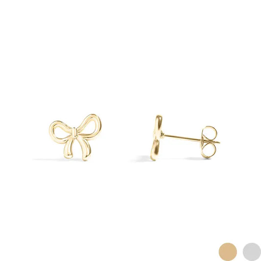 Bow Earrings 18k gold