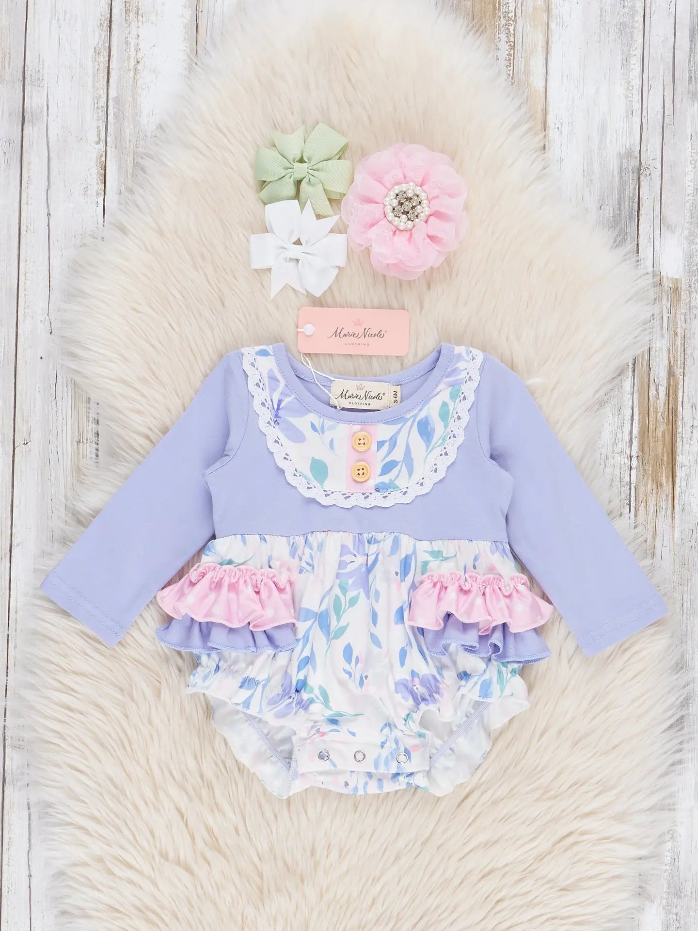Lavender Fields Ruffle Bubble