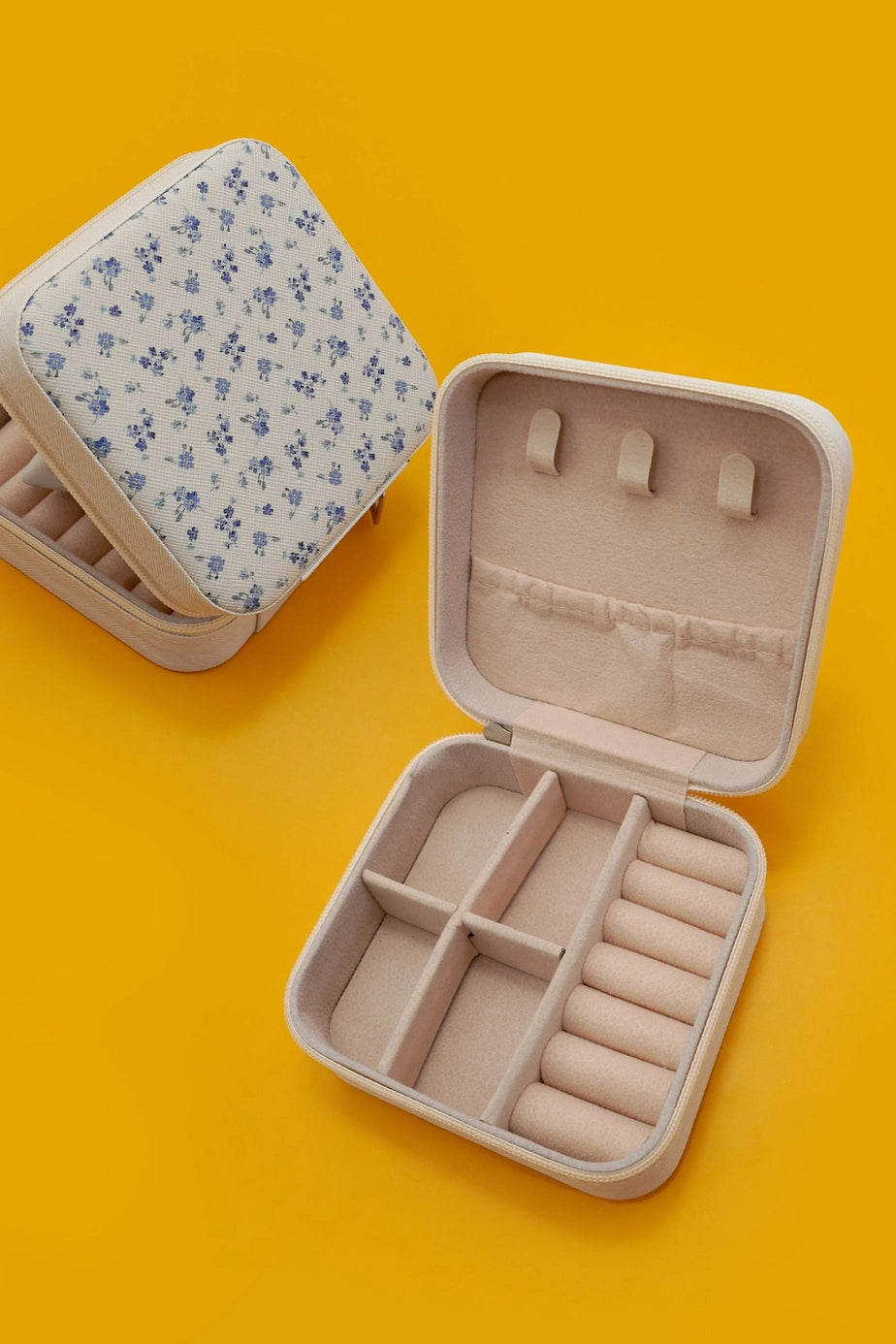 Pink Bow Jewelry Travel Organizer Box