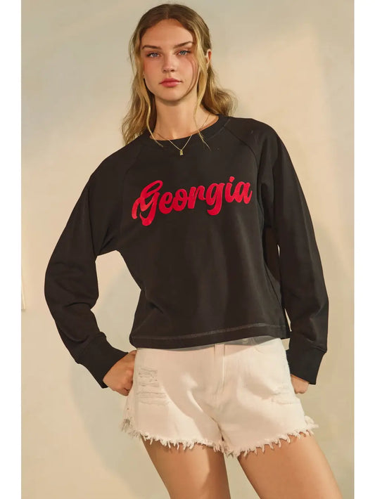 Georgia Cropped Sweatshirt