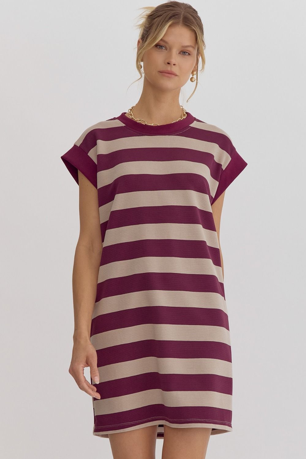 Entro Always Plum Dress