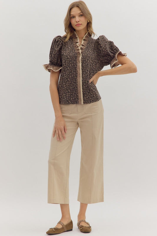 Mocha Leopard Print by Entro