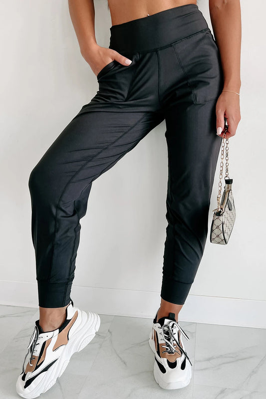 Black Joggers for Ladies