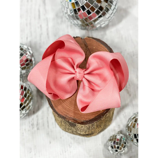 Dusty Rose 4.5 Classic Hairbow