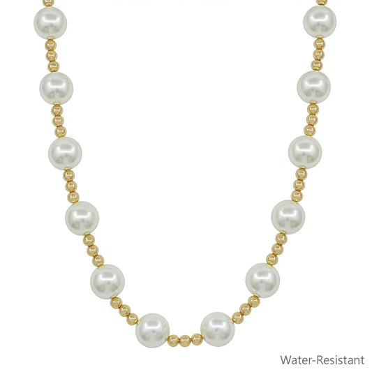 Pearl & Beads 16-18" Necklace