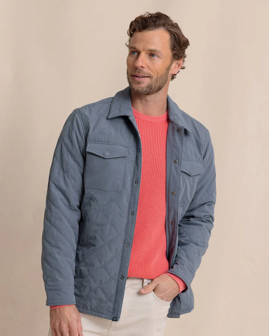 Southern Tied Harbour Mist Grafton Quilted Jacket