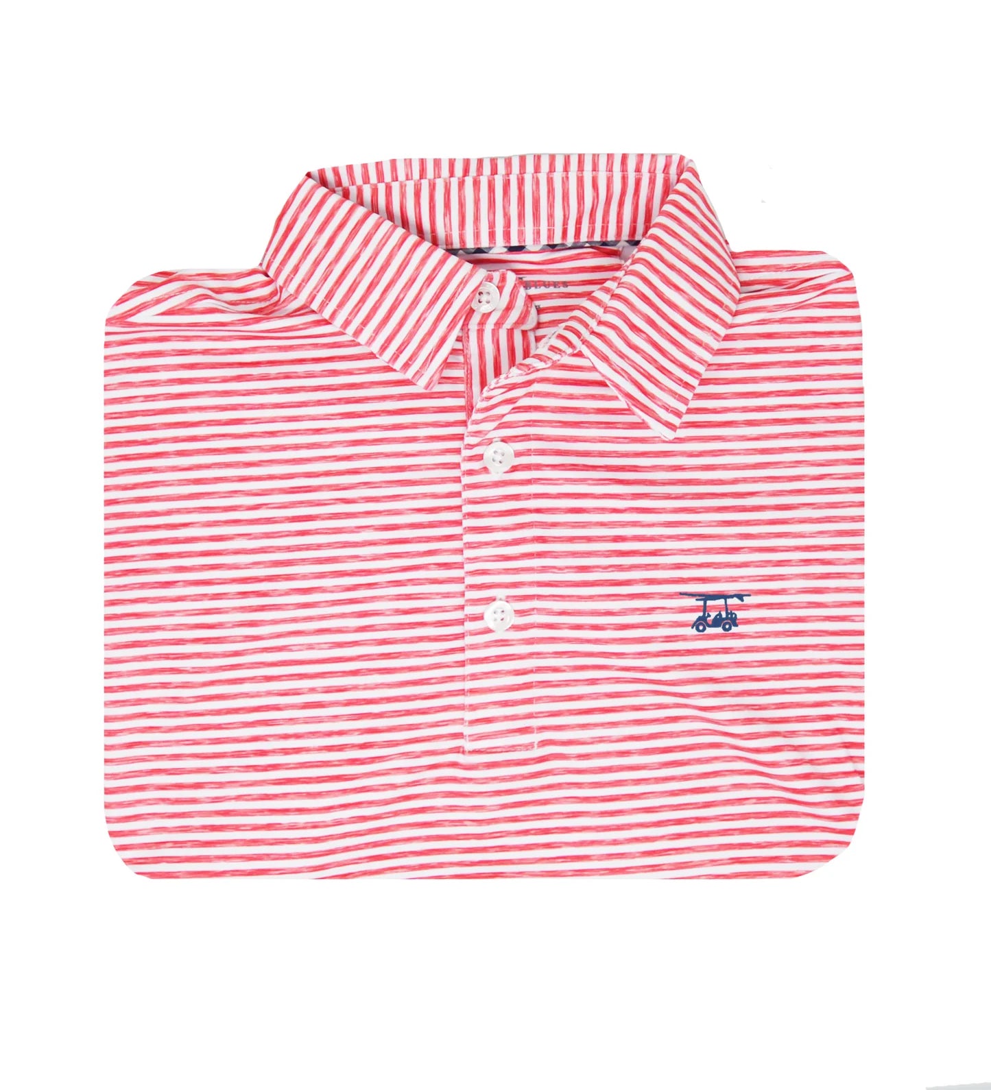 Bald Head Blues Heather Red/White Polo