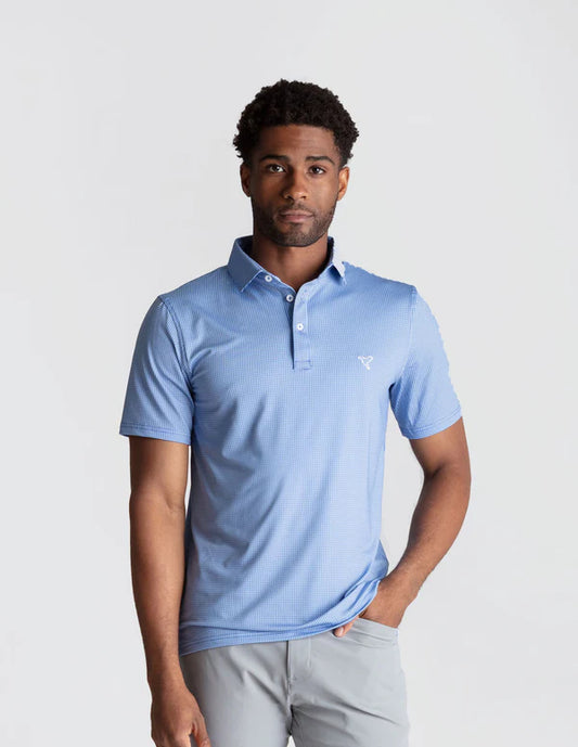 Birddog Henry Fjord Skyway Houndstooth Polo