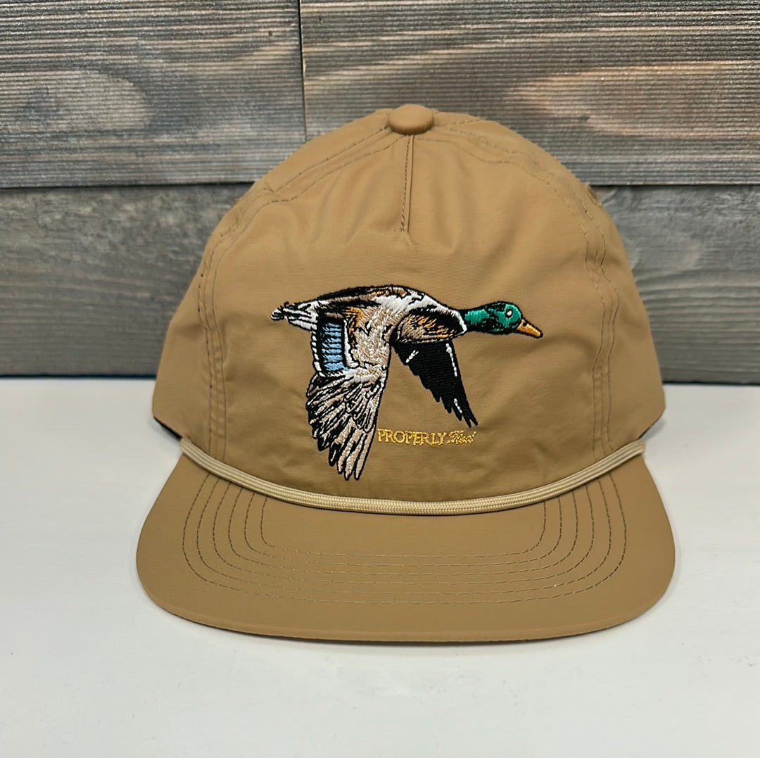 Properly Tied Trucker Flying Mallard Hat