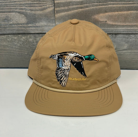 Properly Tied Trucker Flying Mallard Hat