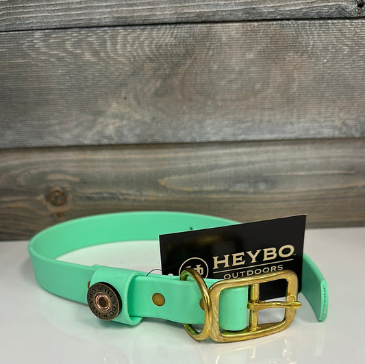 HEYBO Biothane Dog Collar Mint