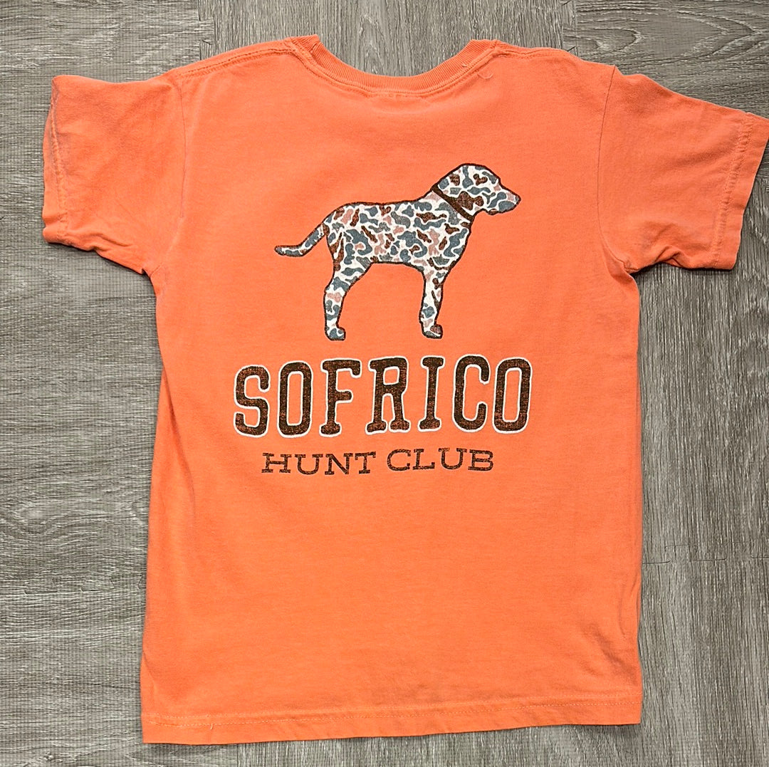 Southern Fried Cotton Camo Hound Youth Tee