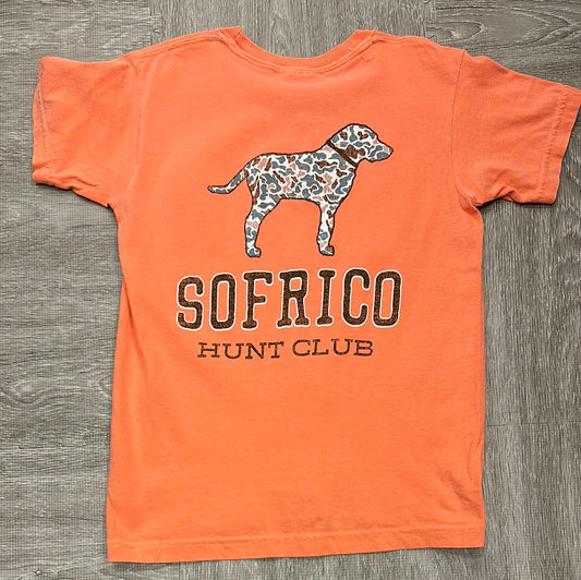 Southern Fried Cotton Camo Hound Youth Tee