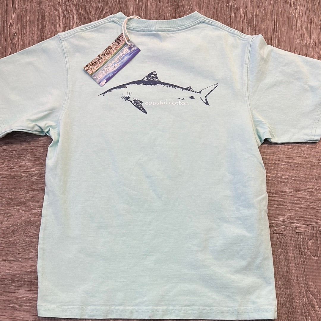 Coastal Cotton Shark SS Tee Youth