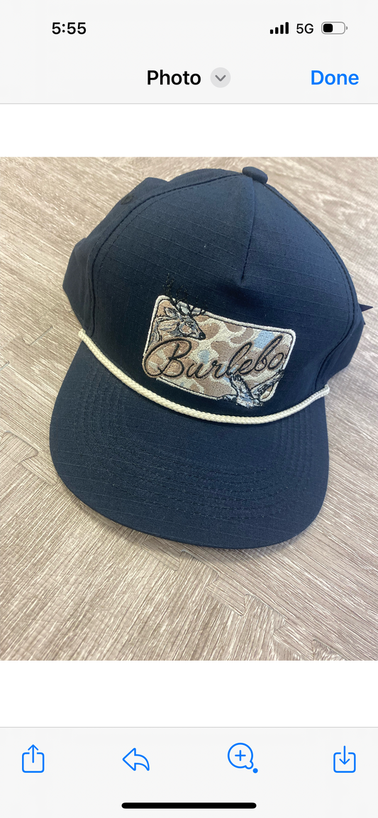 Burlebo Camo Patch Hat