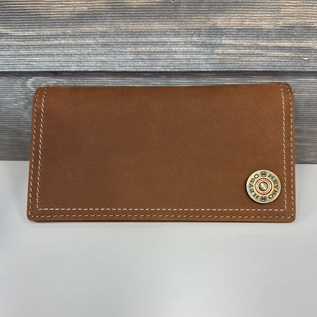 Heybo Leather Checkbook Wallet