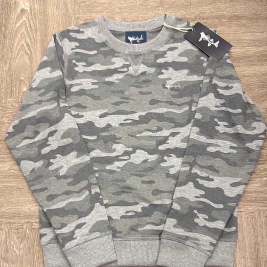 Coastal Cotton Youth Crew Neck Camo Sweatshirt