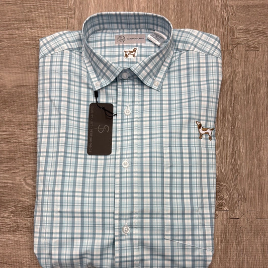 Cardinal Creek Blue Plaid Button Up