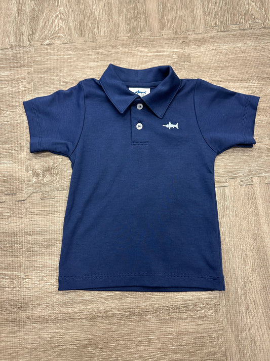 Saltwater Boys Navy Polo