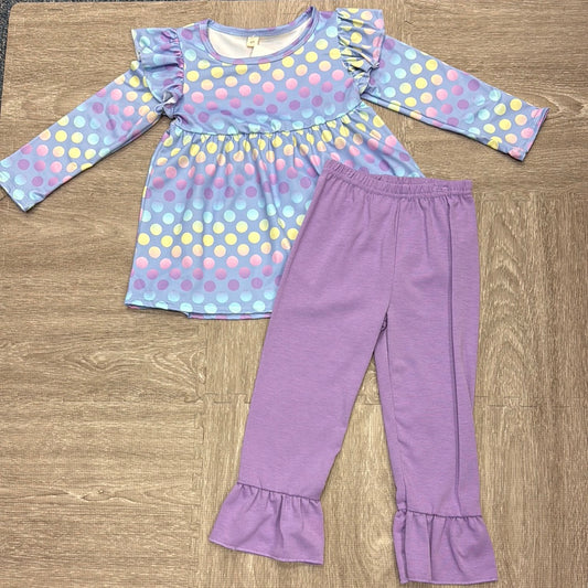 Pastel Dots 2Pc Outfit