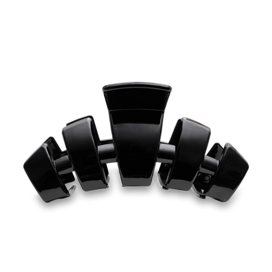 Teletie Classic Jet Black Large Claw Hair Clip