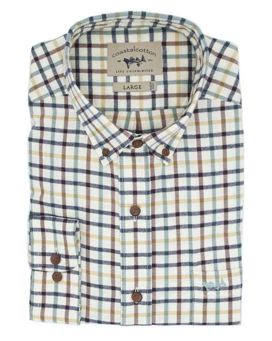 Coastal Cotton Live Oak Woven Shirt