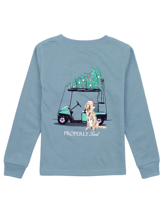 Properly Tied Santa's Caddy LS Tee