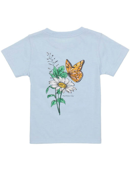 Properly Tied Butterfly Periwinkle Tee