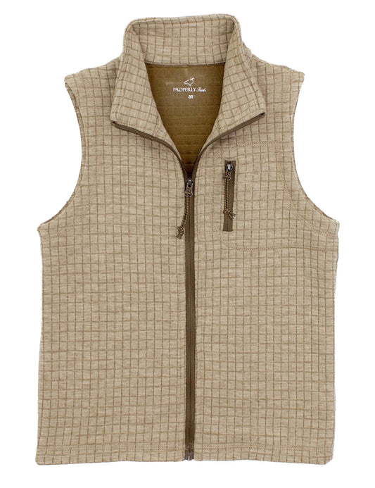 Properly Tied Boys Delta Vest White Oak