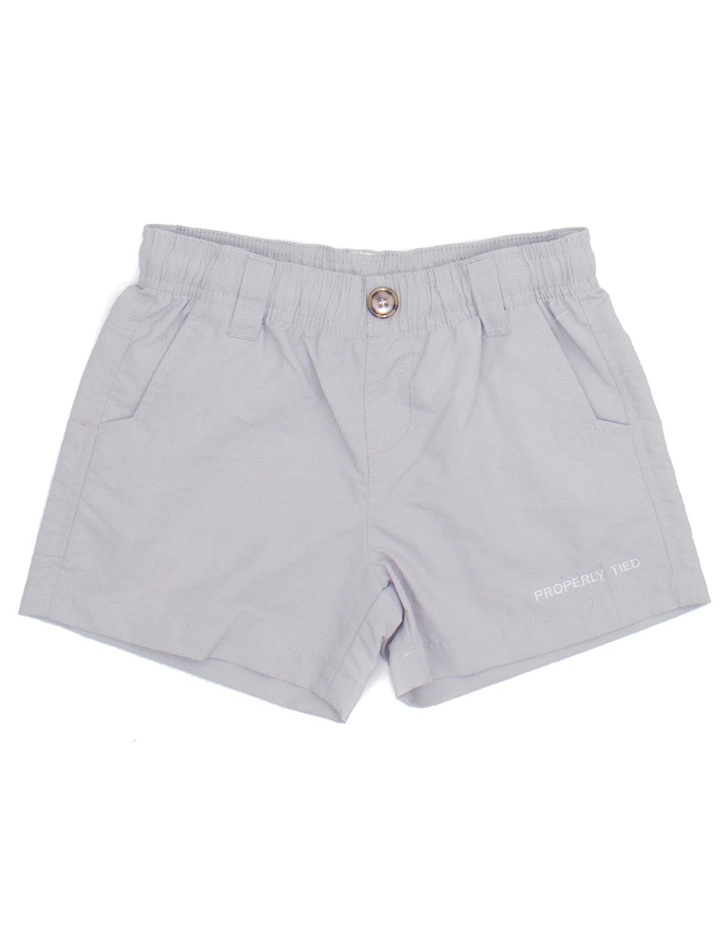 Properly Tied Light Grey Shorts boys