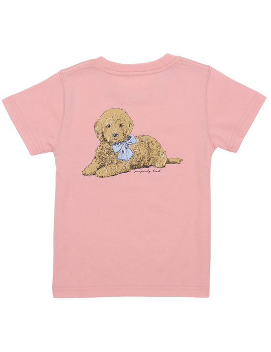 Properly Tied Girls Doodle Blush Tee