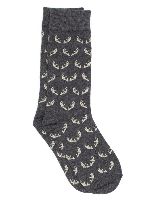 Properly Tied Lucky Duck Socks Antlers