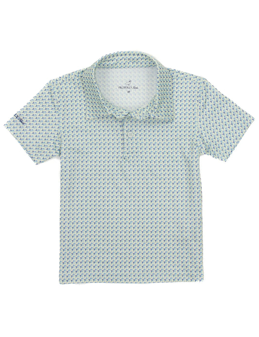 Properly Tied Boy's Inlet Polo Marlin