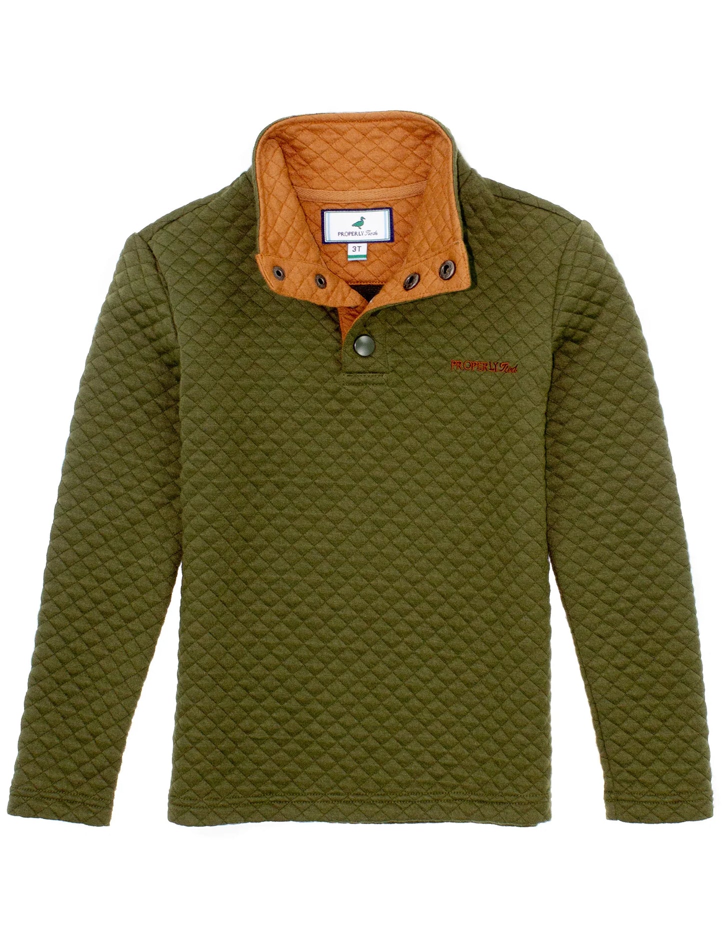 Properly Tied Pullover Olive Boys