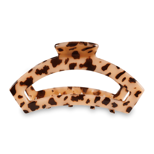 Teletie Open Blonde Tortoise Large Claw Hair Clip