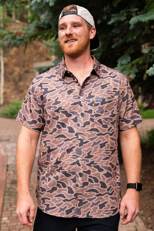 Burlebo Gauge Camo Button Up